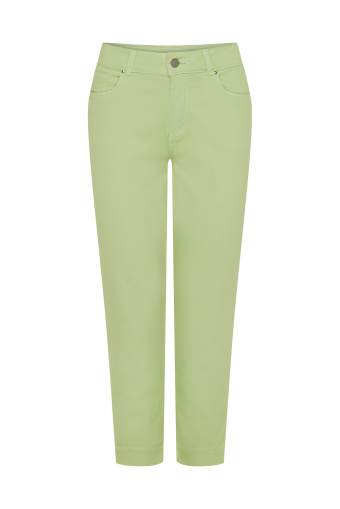 Jasnozielone spodnie 7/8