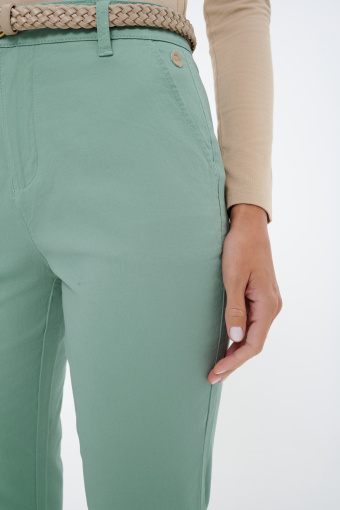 Spodnie chino miętowe Spodnie chino miętowe