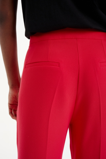 Malinowe spodnie wide leg Malinowe spodnie wide leg