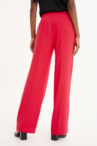 Malinowe spodnie wide leg Malinowe spodnie wide leg