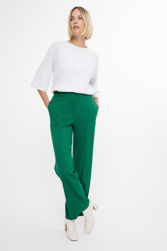 Zielone spodnie wide leg Zielone spodnie wide leg