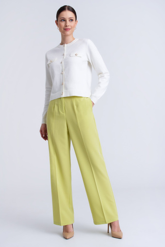 Eleganckie spodnie w kolorze limonki Eleganckie spodnie w kolorze limonki