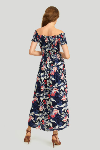 Wiskozowa sukienka z nadrukiem