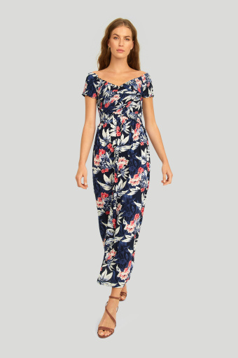 Wiskozowa sukienka z nadrukiem