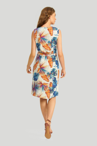 Wiskozowa sukienka z nadrukiem