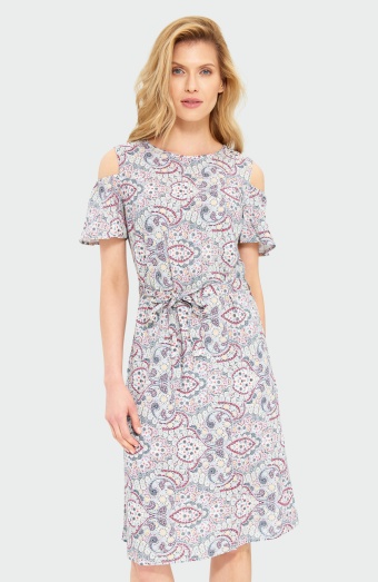 Sukienka z nadrukiem