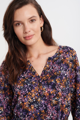 Sukienka midi w łączkę