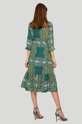 Zwiewna sukienka z nadrukiem