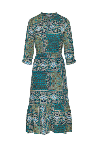 Zwiewna sukienka z nadrukiem