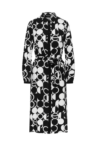 Szmizjerka z wzorem w mongram