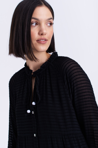 Czarna sukienka w kształcie litery A Czarna sukienka w kształcie litery A