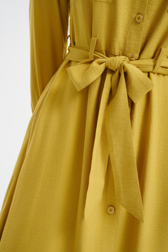 Szmizjerka maxi w limonkowym kolorze 