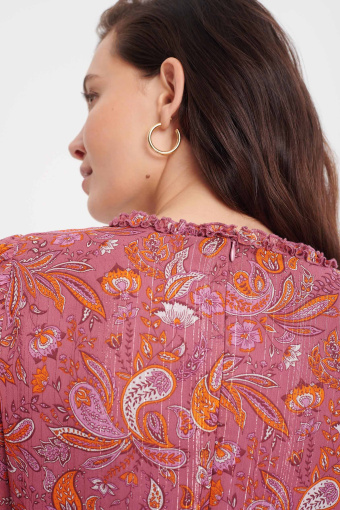 Sukienka z nadrukiem typu paisley