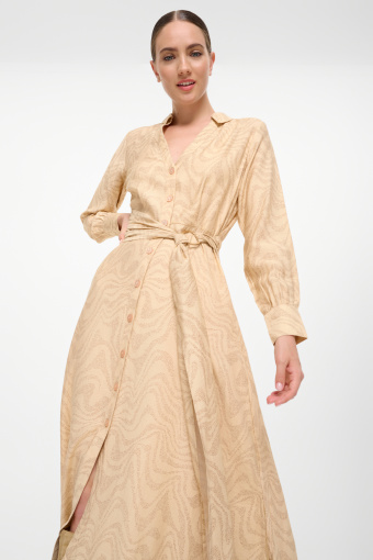 Elegancka sukienka maxi z subtelnym wzorem Elegancka sukienka maxi z subtelnym wzorem