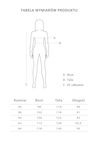 Beżowa sukienka z szarfą przy dekolcie, nadruk w kratkę