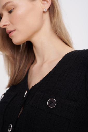 Tweedowa sukienka mini