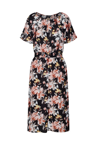 Elegancka sukienka z nadrukiem