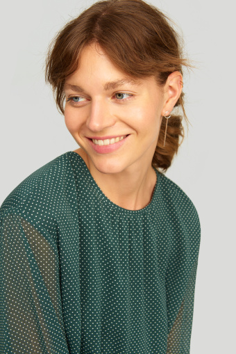 Szyfonowa sukienka z nadrukiem Szyfonowa sukienka z nadrukiem