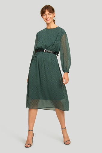 Szyfonowa sukienka z nadrukiem Szyfonowa sukienka z nadrukiem