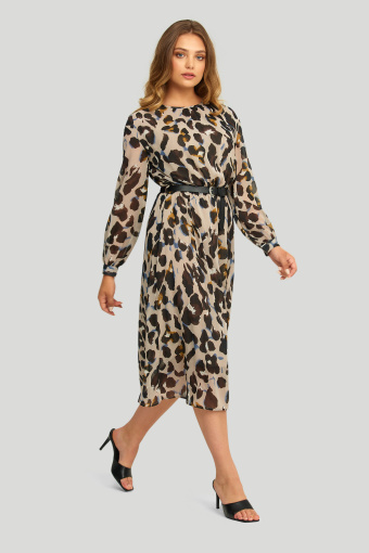 Szyfonowa sukienka z nadrukiem Szyfonowa sukienka z nadrukiem