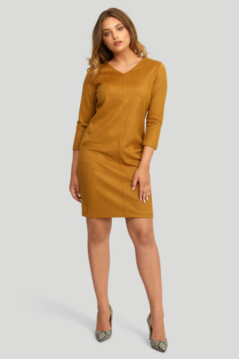 Luźna sukienka z miękkiej dzianiny