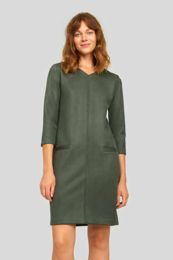 Luźna sukienka z miękkiej dzianiny