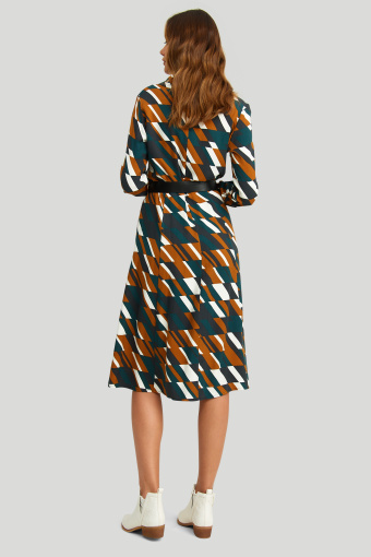 Wiskozowa sukienka z nadrukiem