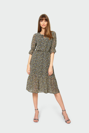 Elegancka sukienka z nadrukiem