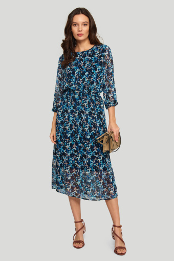 Elegancka sukienka z nadrukiem