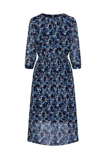 Elegancka sukienka z nadrukiem