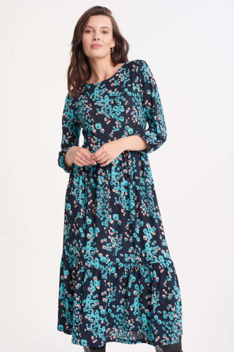 Kobieca sukienka w drobne kwiaty