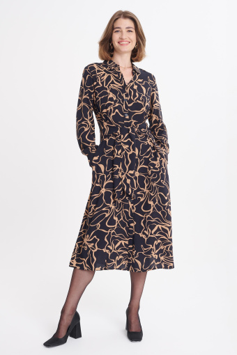 Wiskozowa szmizjerka zapinana na szereg guzików