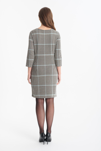 Sukienka mini w kratkę