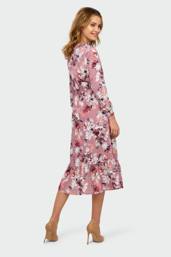 Elegancka sukienka z nadrukiem