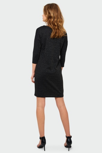 Sukienka o luźnym kroju z błyszczącą nitką