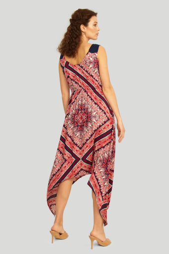 Wiskozowa sukienka z nadrukiem Wiskozowa sukienka z nadrukiem