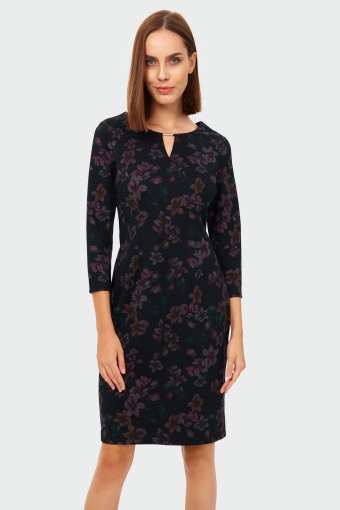 Ołówkowa sukienka z nadrukiem Ołówkowa sukienka z nadrukiem