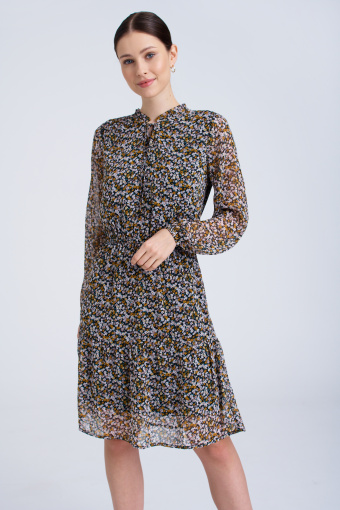 Mini sukienka w łączkę