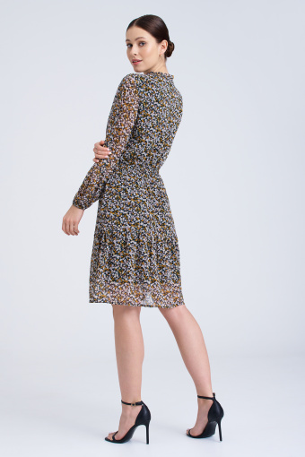 Mini sukienka w łączkę