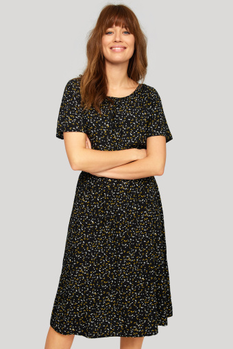 Wiskozowa sukienka z nadrukiem Wiskozowa sukienka z nadrukiem