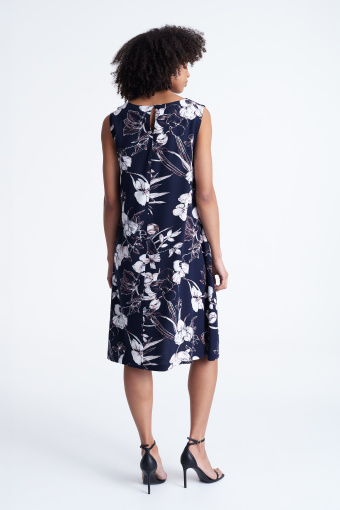 Wiskozowa sukienka w kwiaty