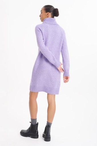 Swetrowa sukienka z domieszką wełny
