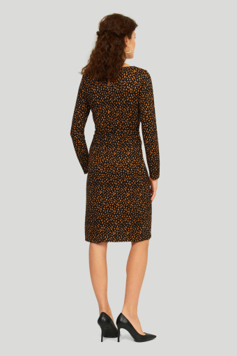 Sukienka z miękkiej dzianiny z nadrukiem