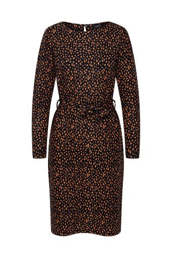 Sukienka z miękkiej dzianiny z nadrukiem