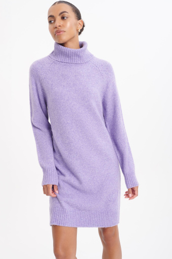 Swetrowa sukienka z domieszką wełny