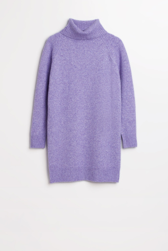 Swetrowa sukienka z domieszką wełny