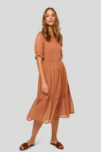 Elegancka sukienka z nadrukiem