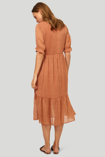 Elegancka sukienka z nadrukiem