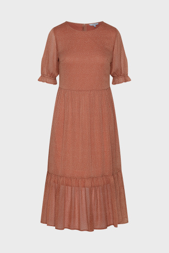 Elegancka sukienka z nadrukiem