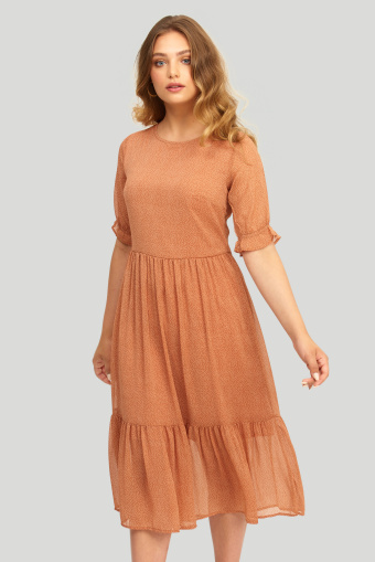 Elegancka sukienka z nadrukiem